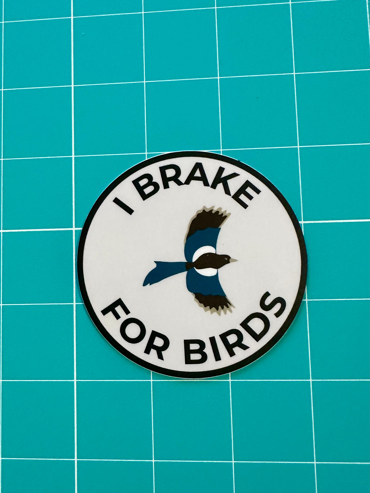 I Brake for Birds Sticker image 1
