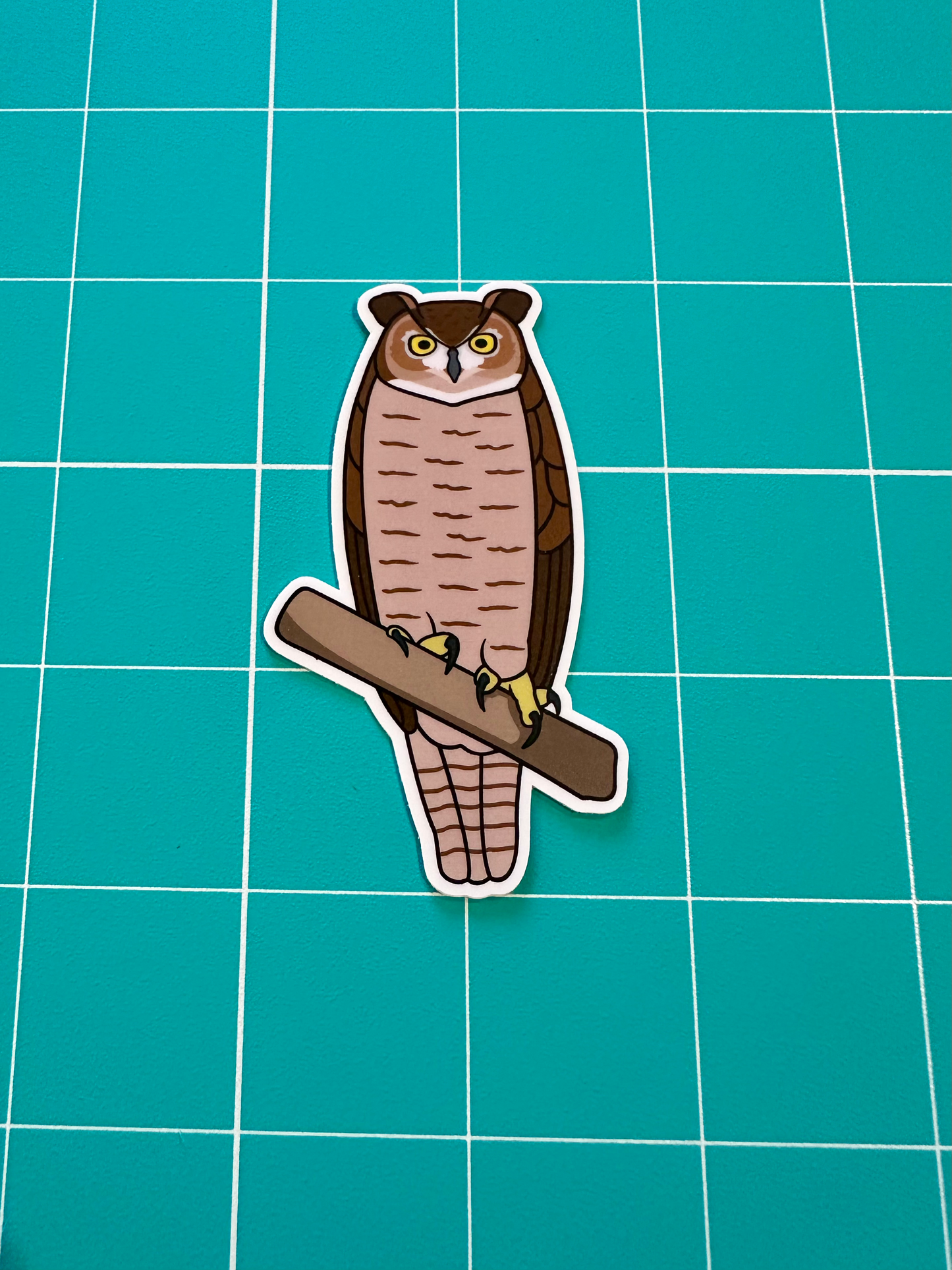 Great Horned Owl Sticker image 1
