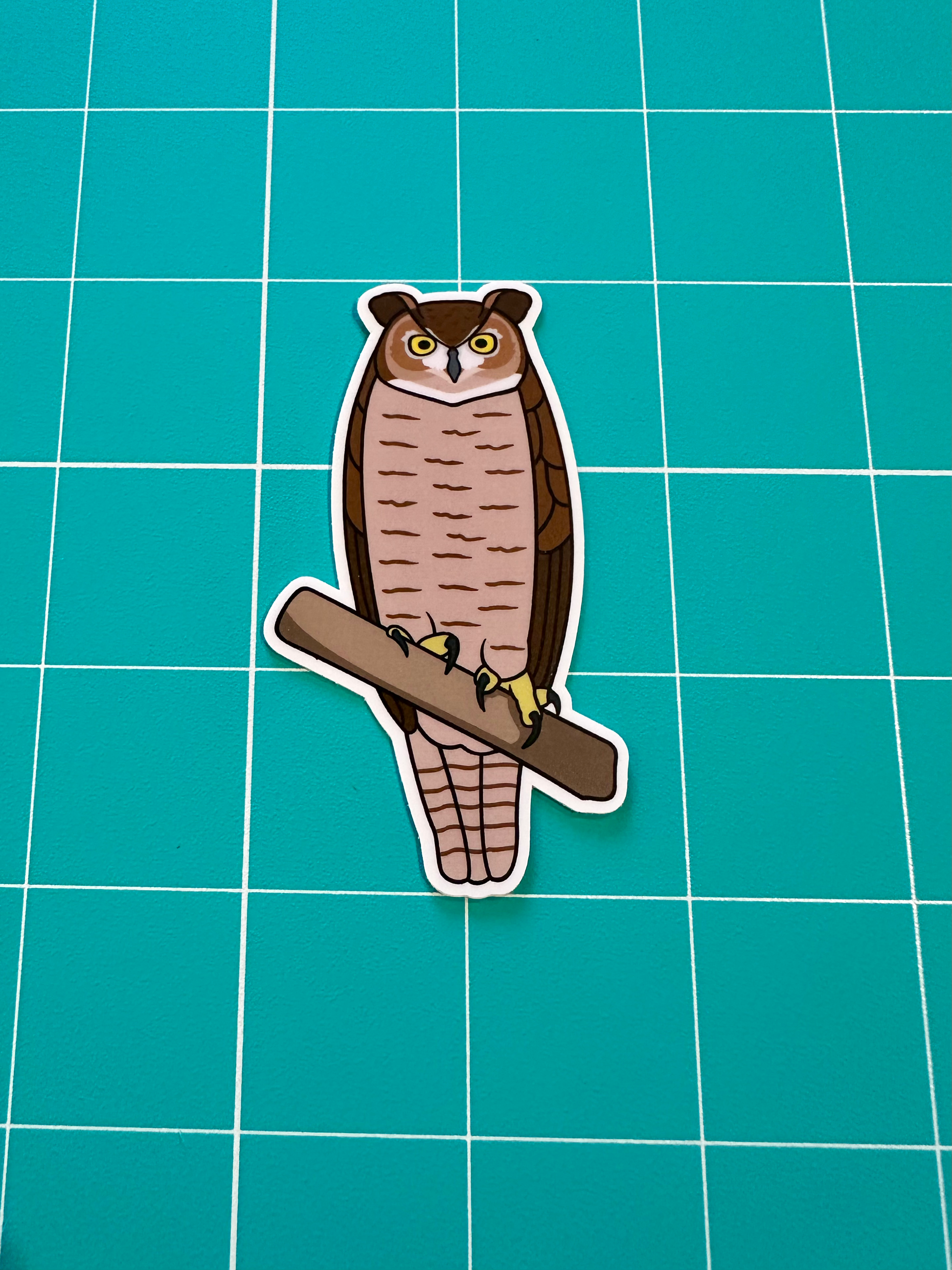 Great Horned Owl Sticker image 1