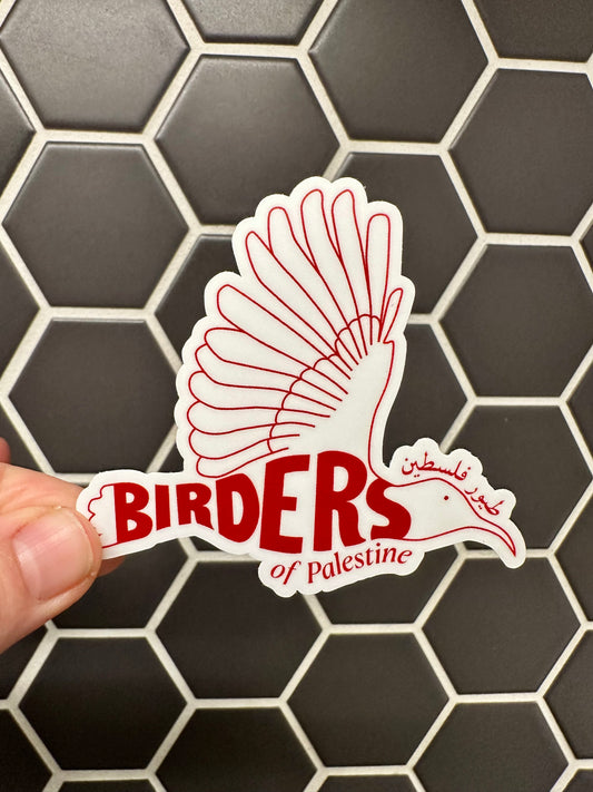 Birders of Palestine: Weatherproof Vinyl Decal
