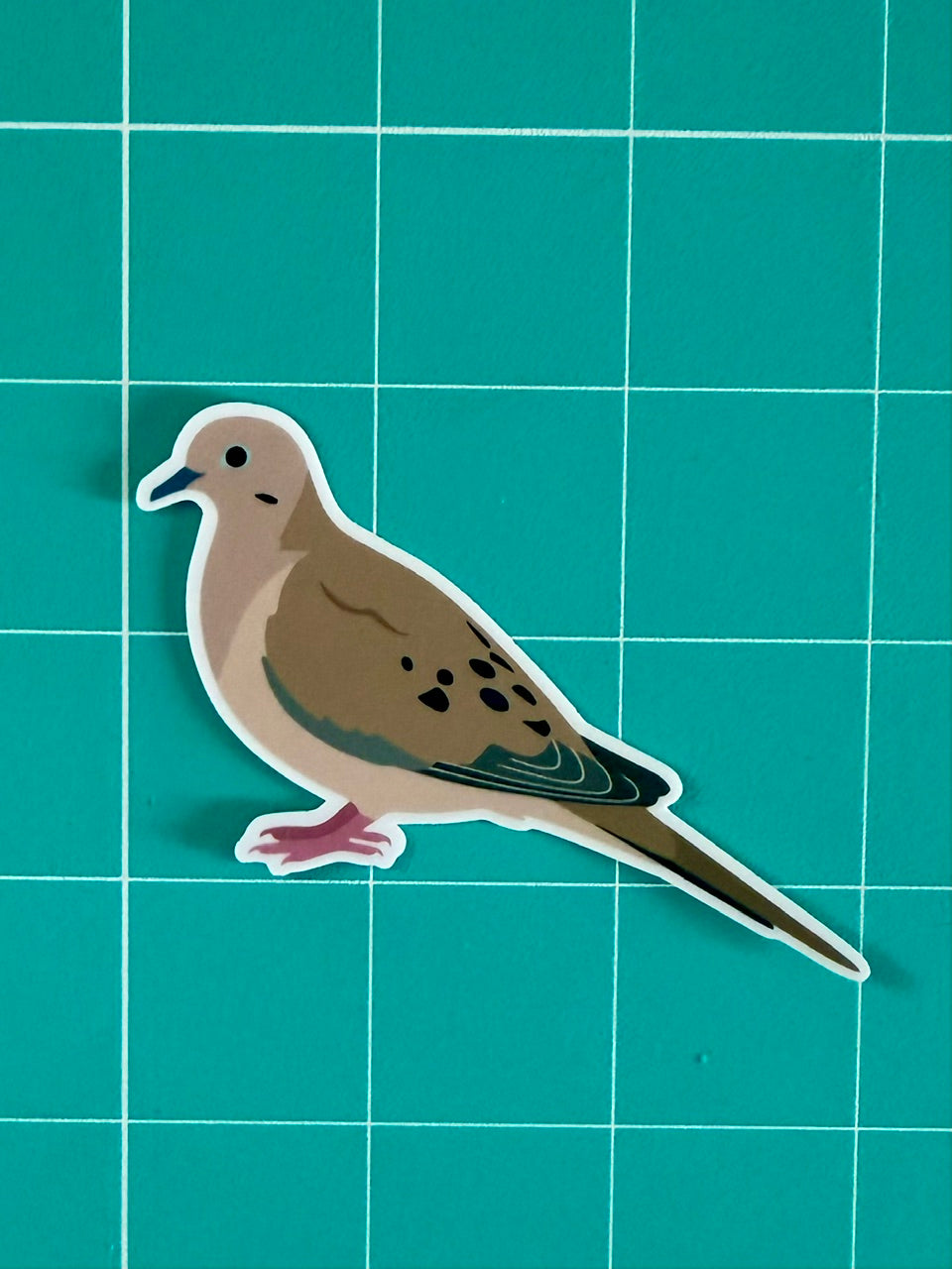 Mourning Dove Sticker: Waterproof Vinyl Decal