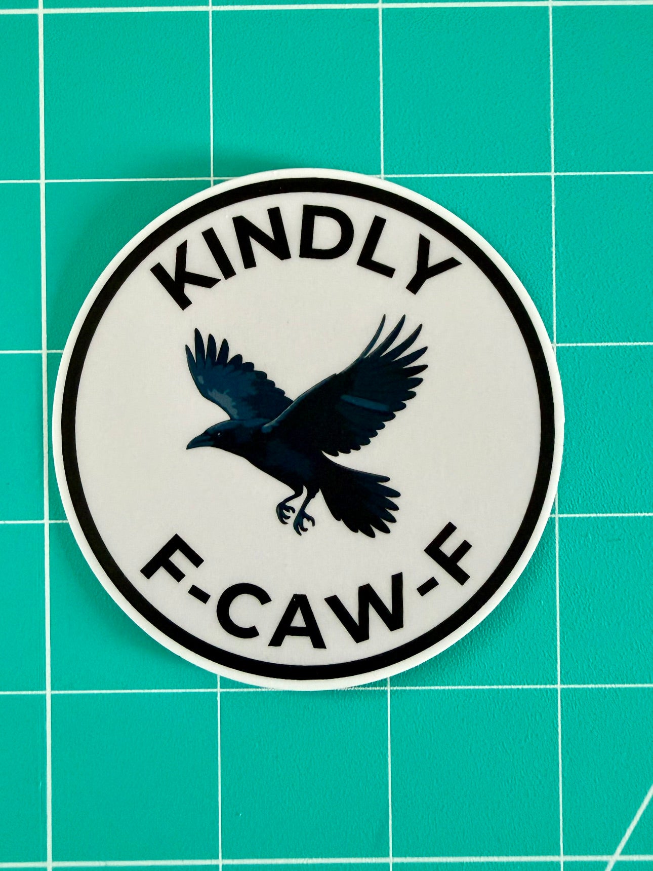 F-CAW-F Sticker | Weatherproof Vinyl Decal