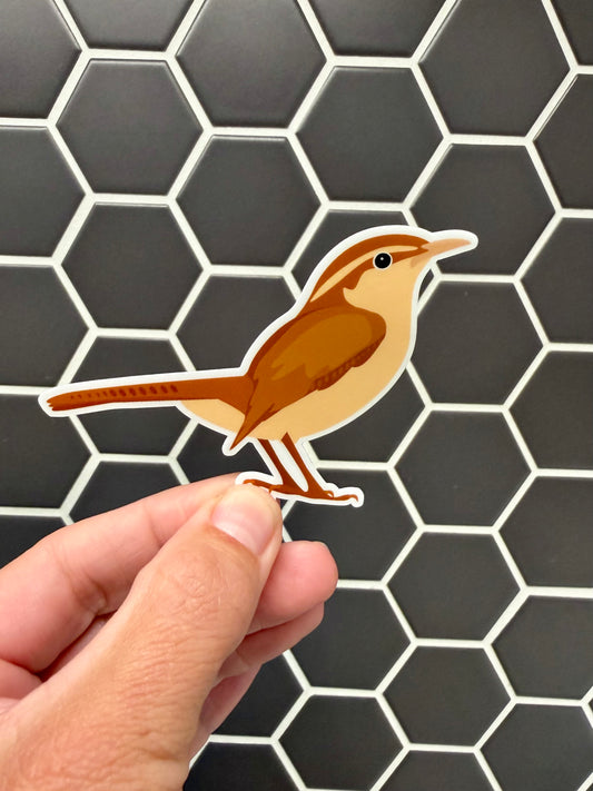 House Wren: Weatherproof Vinyl Sticker