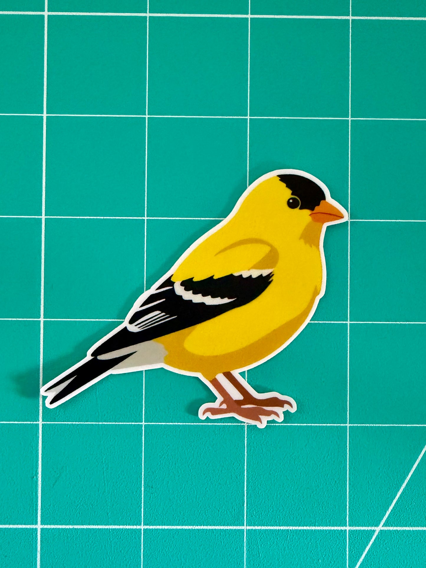 American Goldfinch Sticker: Waterproof Vinyl Decal