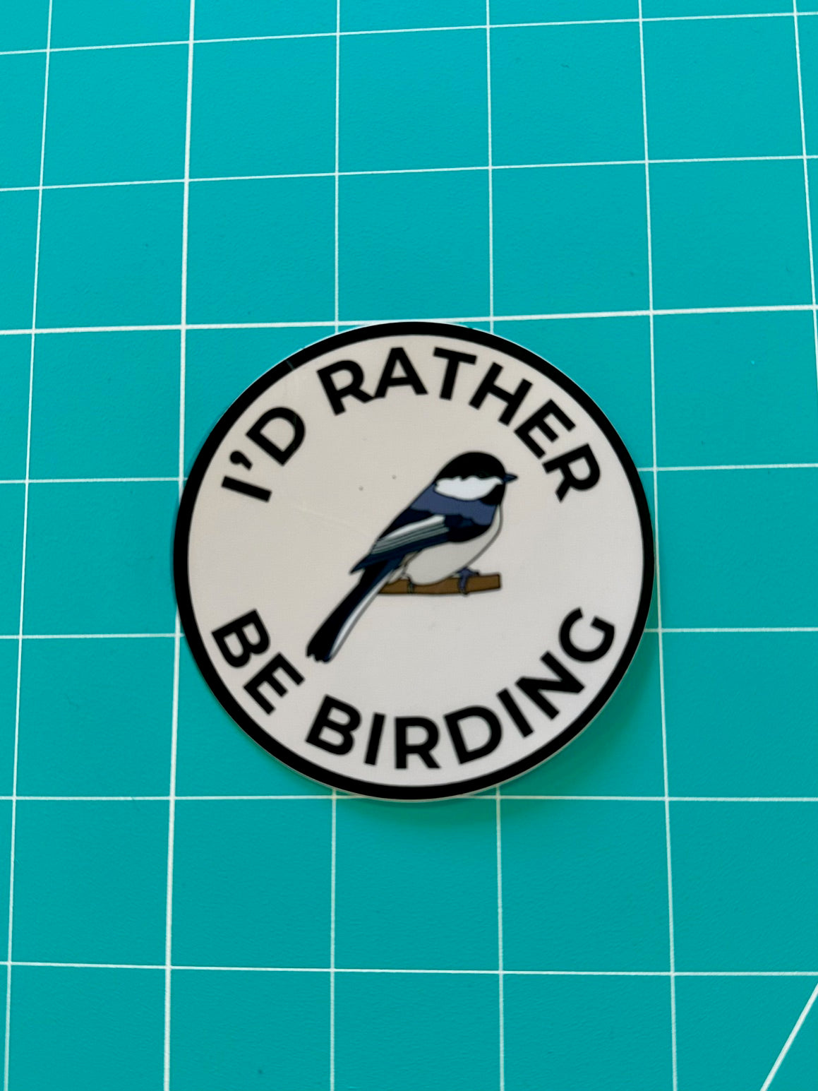 Magnet! I'd Rather be Birding Fridge Magnet