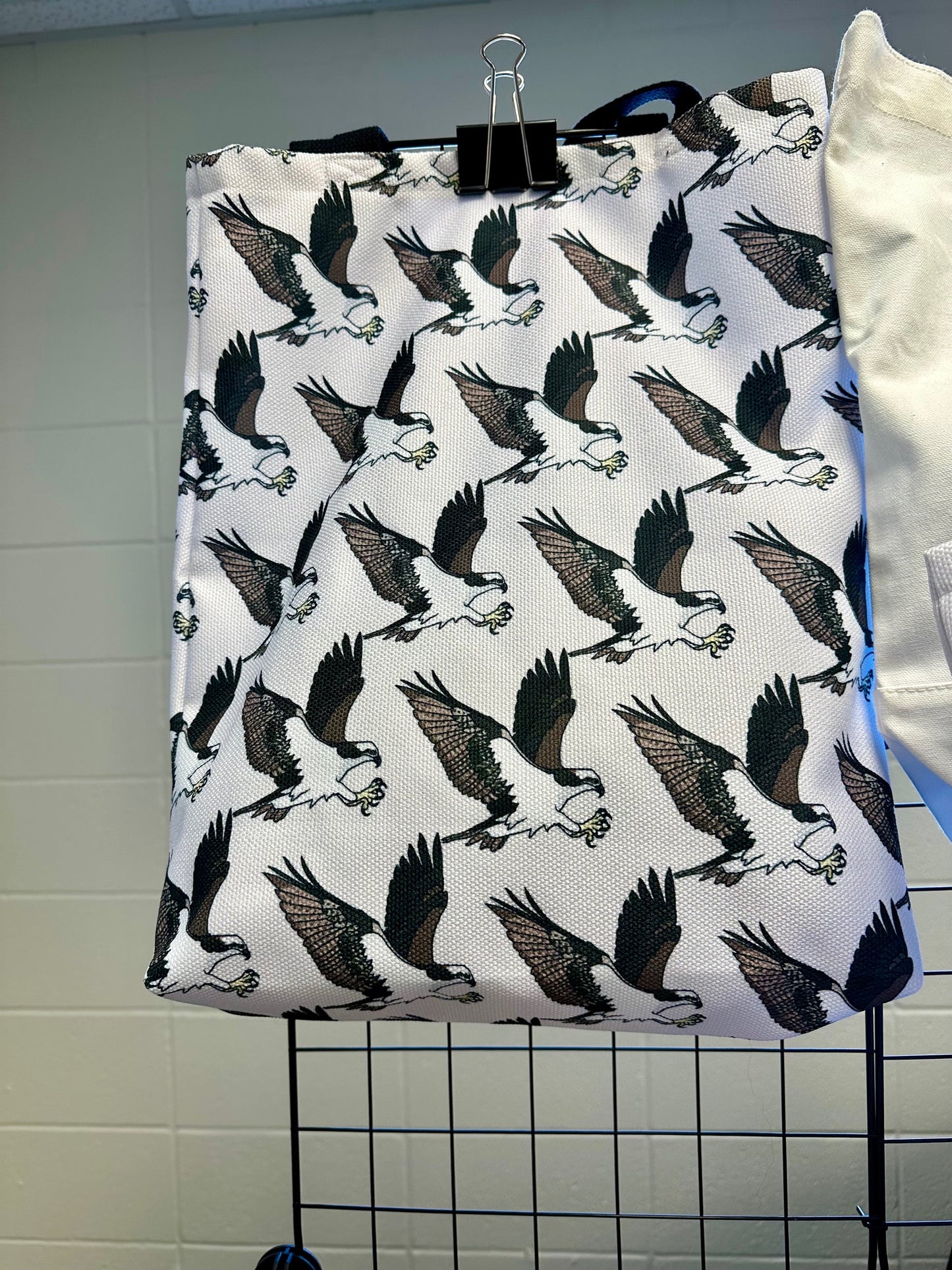 Osprey Tote Bag- All Over Print Canvas Shopping Bag