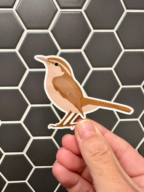 House Wren: Weatherproof Vinyl Sticker
