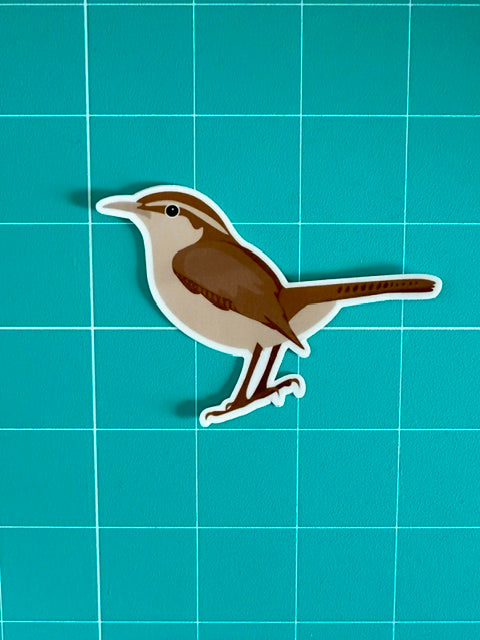 House Wren: Weatherproof Vinyl Sticker