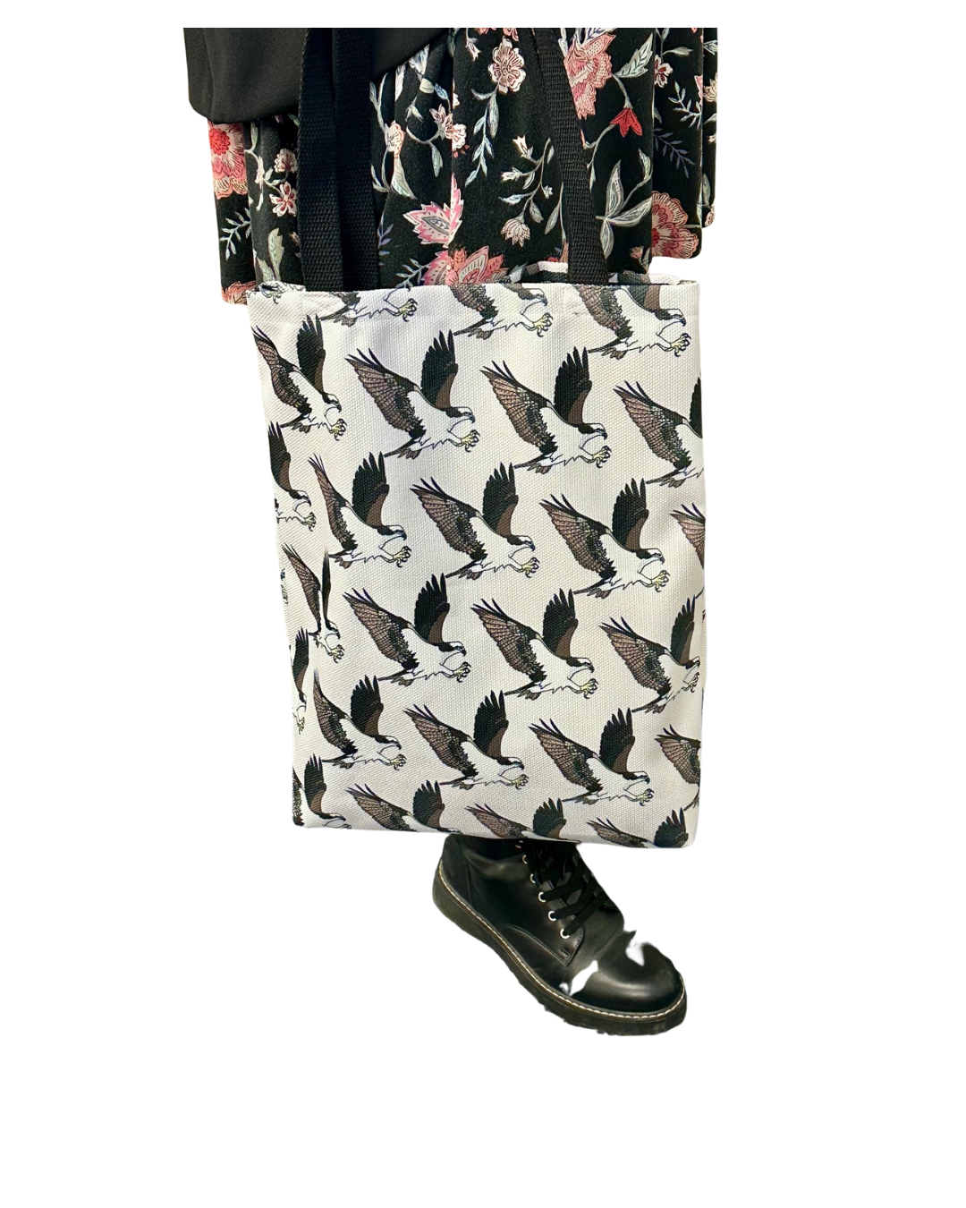 Osprey Tote Bag- All Over Print Canvas Shopping Bag