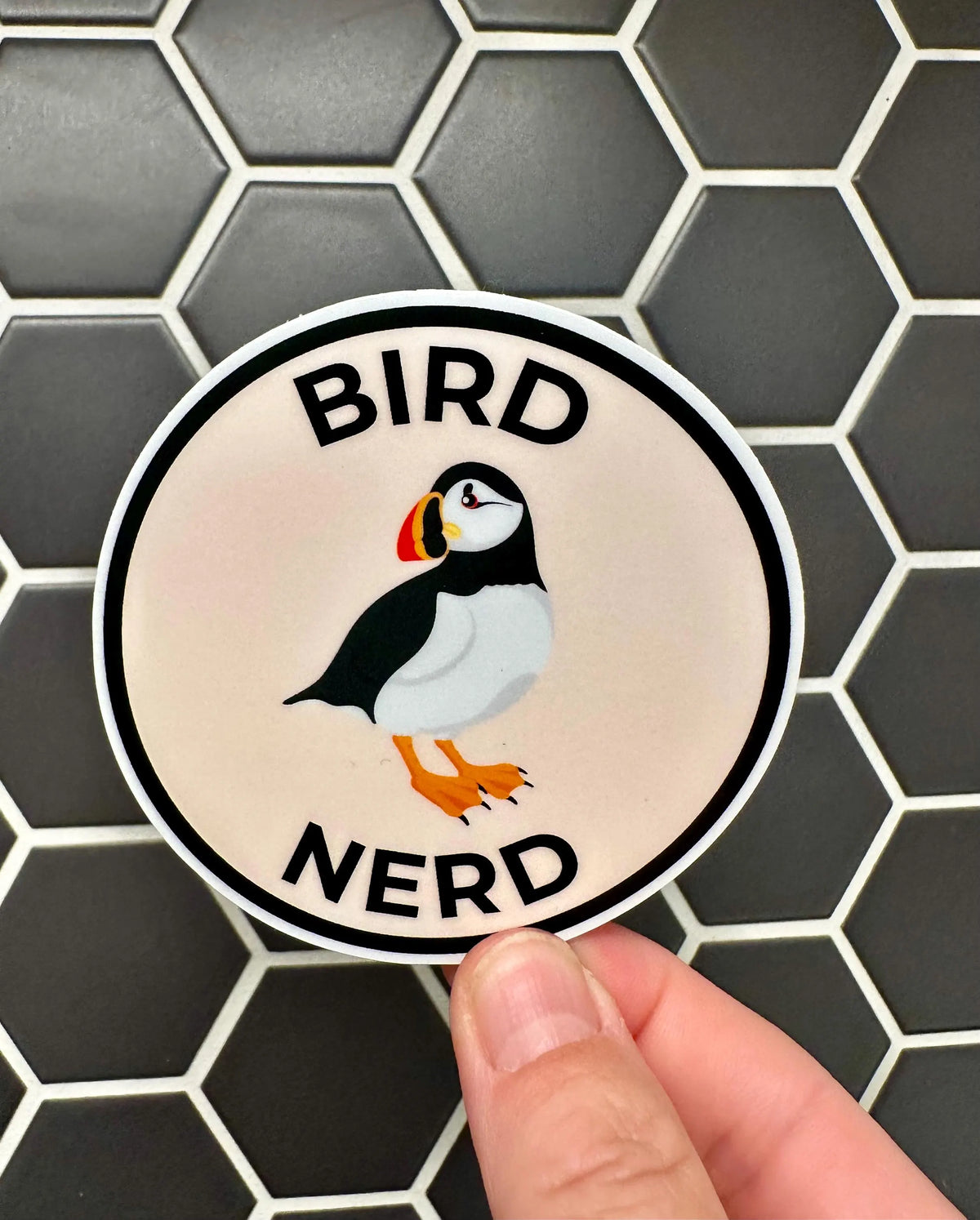 Bug Nerd Sticker Bird Nerd Sticker - Puffin Sticker – True North Birding